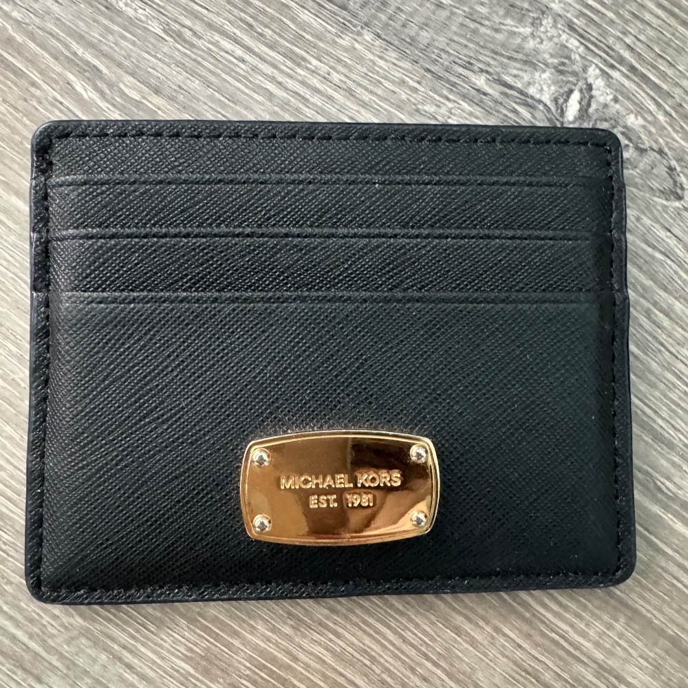 Michael Kors black card holder